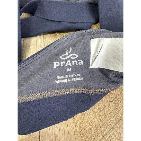 Prana Black/Blue Sports Bra - Picture 5 of 9